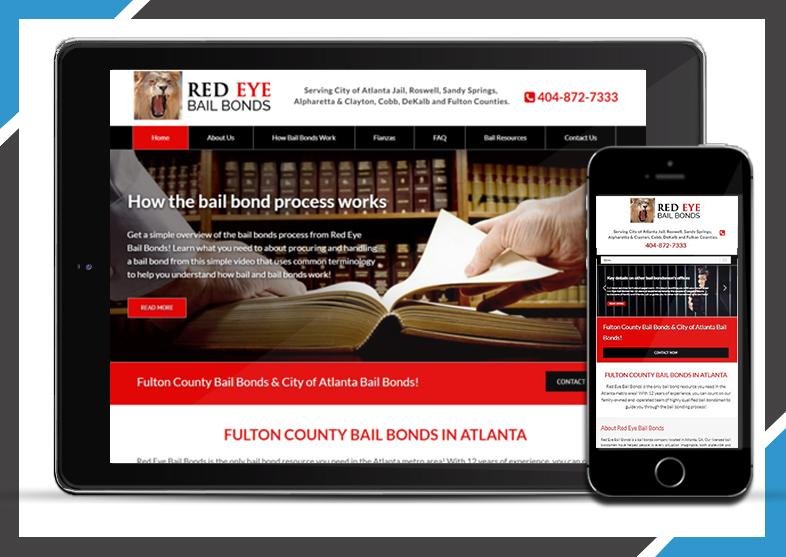 Designer Nik | WordPress Websites & Graphic Design - RED EYE BAIL BONDS