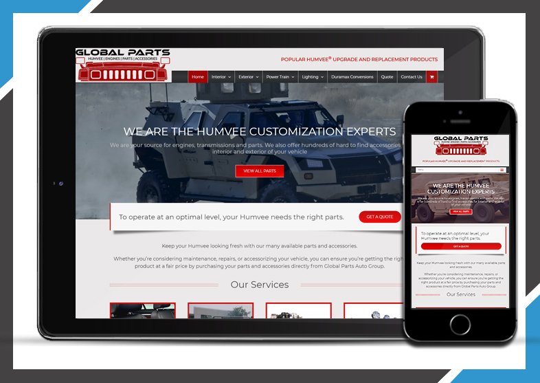 Designer Nik WordPress sites & Graphic Design Global Parts